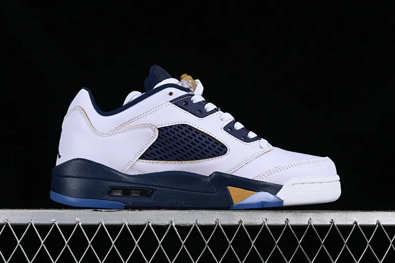 All categories Air Jordan Jordan series basketball shoes Air Jordan 5 Air Jordan 5 Low "Dunk From Above" AJ5 Joe 5 white and blue 819171-135